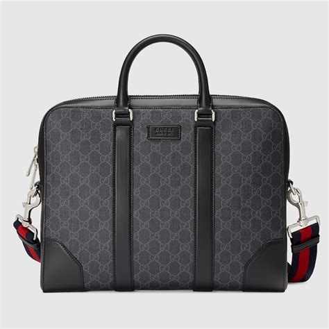 gucci black briefcase